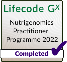 Lifecode Gx Nutrigenomics Practitioner Programme badge